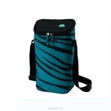 Сумка-термос Igloo " Wine Tote 16 teal-zebra", для 2 бутылок вина или газированных напитков